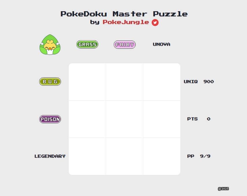 Pokedoku - The Ultimate Pokémon Puzzle Challenge Awaits!